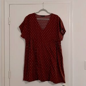 Madewell Jacquard Dolman-Sleeve Mini Dress